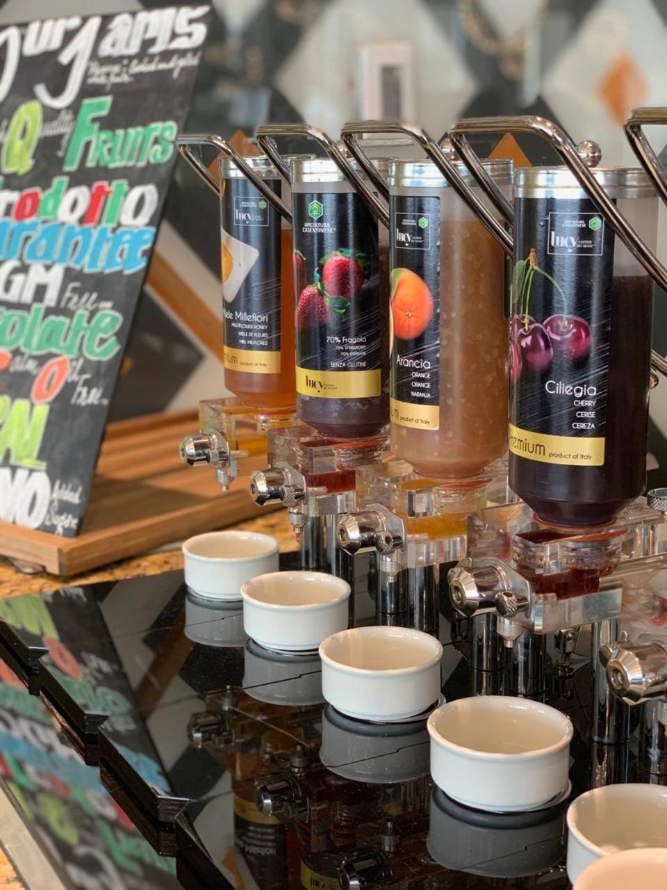 Royal M Hotel Abu Dhabi By Gewan Zewnętrze zdjęcie A selection of fruit syrups